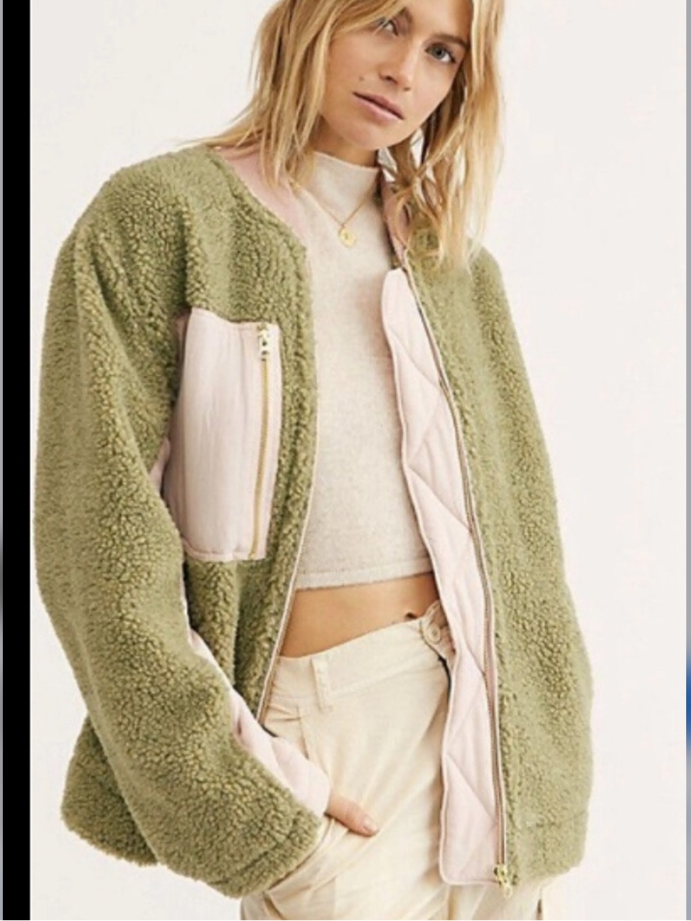 We the free fleece jacket xs